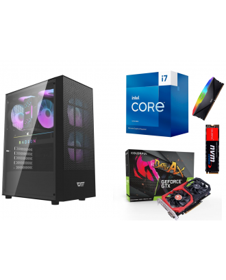 Desktop Gaming / Design ( i7 13700F / Ram 16GB / M.2 PCIe 1TB / GTX1660 Super 6GB ) 